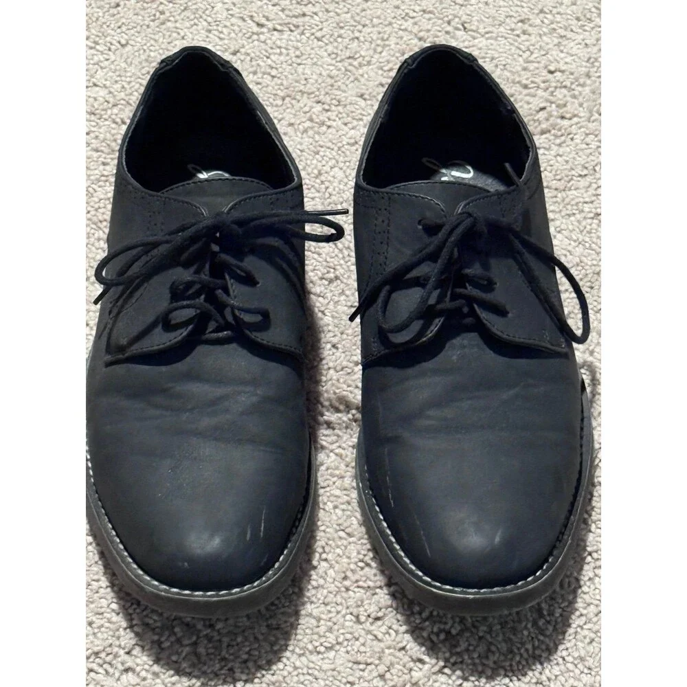 Jousen Milan Brand, Men’s Black Dress Shoes, Size 9 Footwear